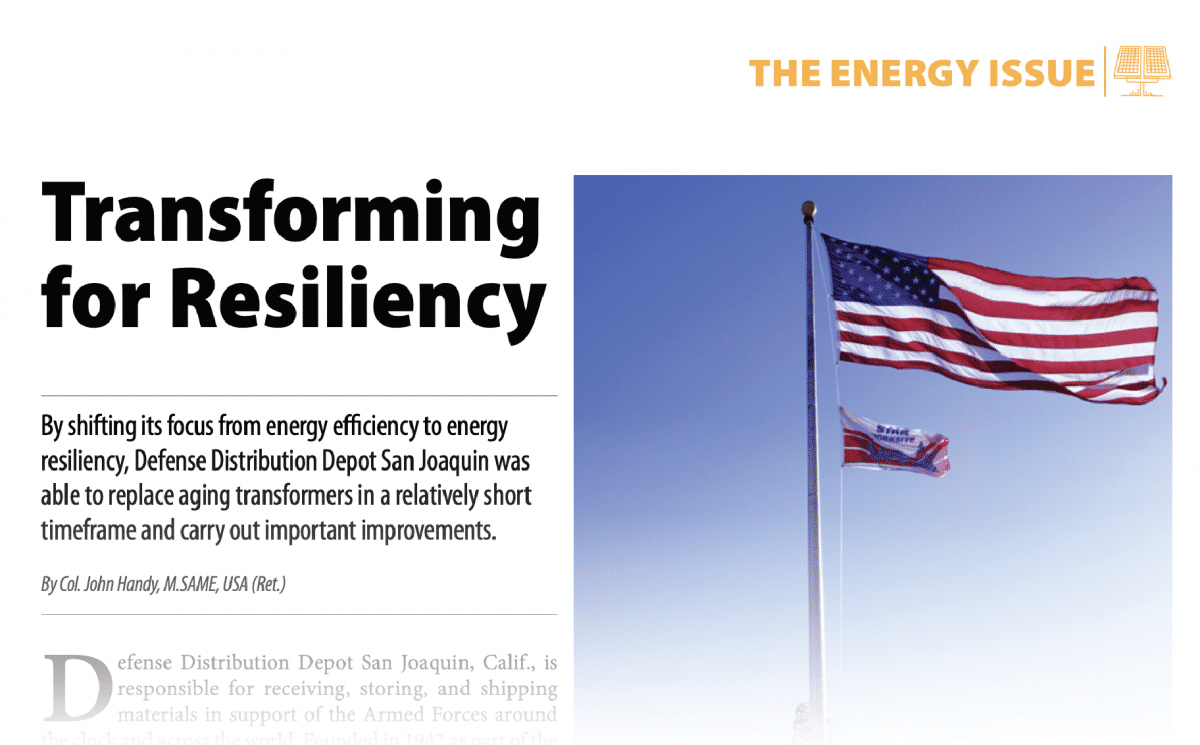 Article: “Transforming for Resiliency”